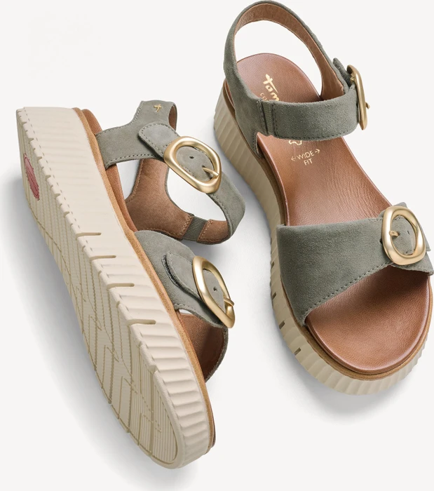 Tamaris Comfort Wide Fit sage suede (Damen)
