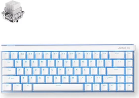 Mchose Ace 68 Air HE Ultra Esports Keyboard, Snow White, LEDs RGB, Mount Tai Magnetic Switch GT, USB, US