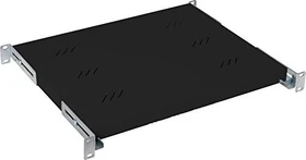Triton Fachboden perforiert, schwarz, 1HE