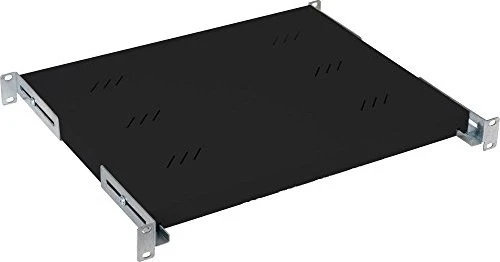Triton Fachboden perforiert, schwarz, 1HE