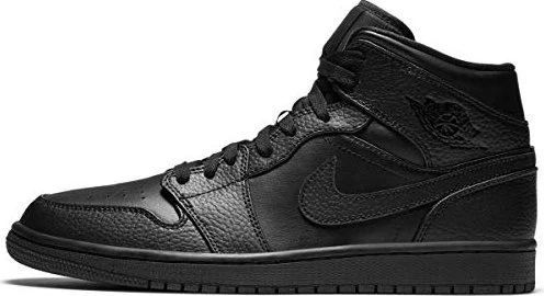 Nike Air Jordan 1 Mid schwarz (Herren)