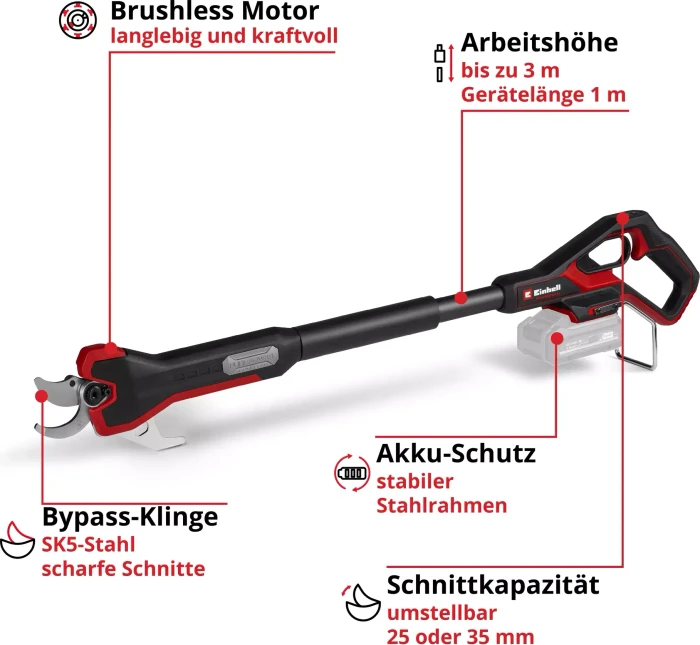 Einhell Professional GP-LS 18/35 Li BL Akku-Astschere solo (3408360) – Bild 2 von 2