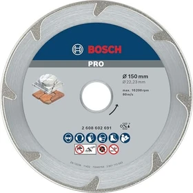 Bosch Professional Marmor Best Diamanttrennscheibe, 150x2.2x22.23mm, 1 Stück