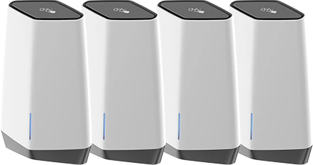 Netgear Orbi Pro Wi-Fi 6 SXK80B4, AX6000, Router und 3x Repeater Set, 4er-Bundle