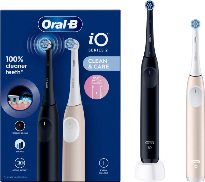 Oral-B iO Series 2 calm pink/night black + 2. Handstück