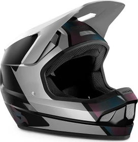 Bluegrass Legit Fullface-Helm white iridescent matt
