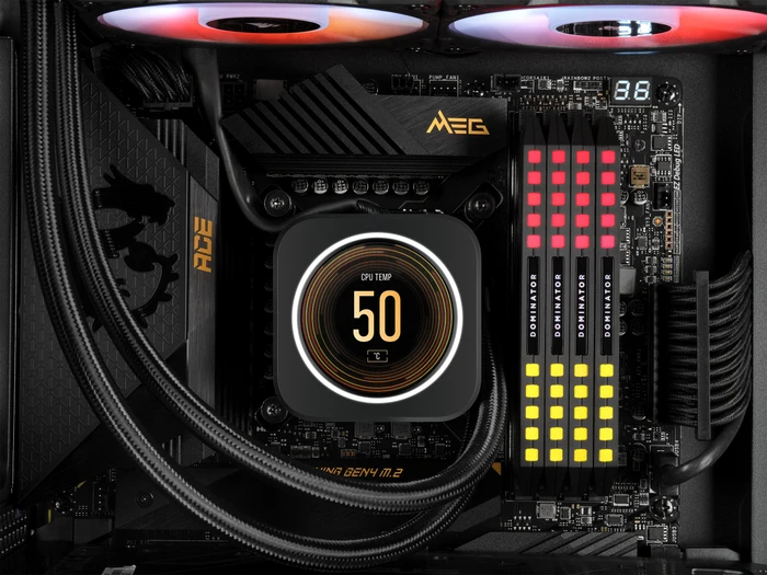 Corsair iCUE Elite LCD CPU-Kühler LCD-Display Upgrade-Kit, schwarz
