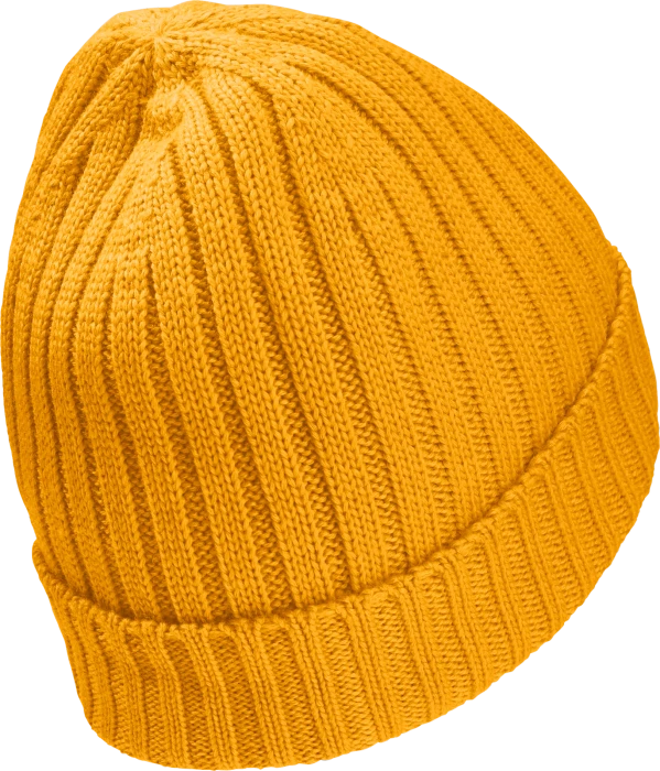 Jack Wolfskin Rib Knit Beanie burly yellow jw