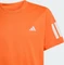 adidas Club Tennis 3-Streifen Funktionsshirt kurzarm pure orange (Junior) Vorschaubild