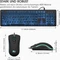 Riitek Rii RK105 Tastatur und Maus Set, USB, DE Vorschaubild