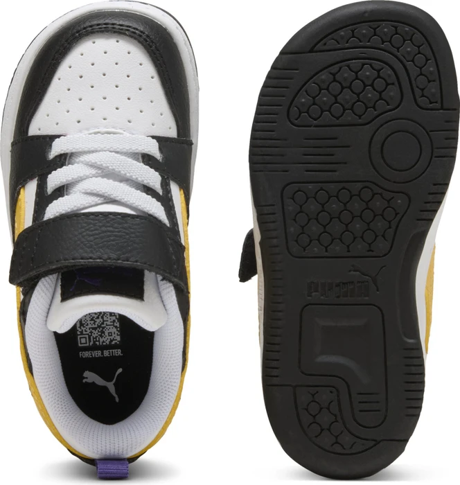 Puma Rebound V6 Lo puma black/yellow sizzle/puma white (Junior)