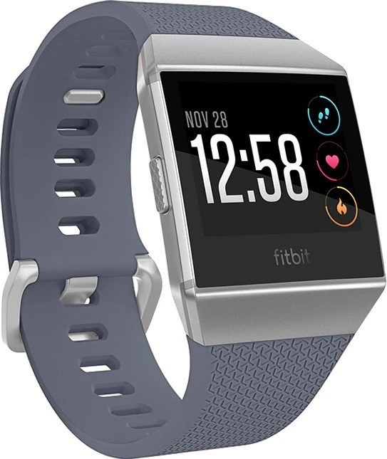 Fitbit Ionic GPS-Uhr blue grey/silver grey