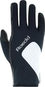 Roeckl Lisma Laufhandschuhe schwarz/weiß