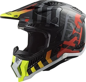 LS2 MX703 C X-Force Barrier HI-VIS schwarz/grau/gelb/rot