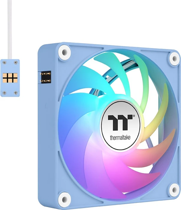 Thermaltake CT120 EX ARGB Sync Hydrangea Blue, blau/weiß, 120mm, 3er-Pack