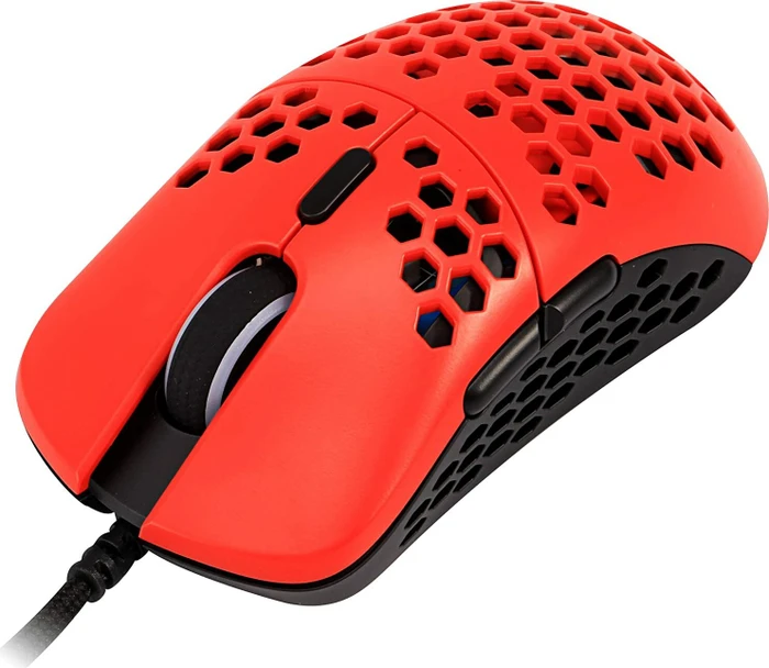 HK Gaming Mira-S Gaming Mouse Monza rot/schwarz, USB