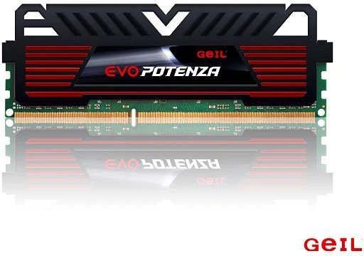 GeIL EVO Potenza Onyx Black UDIMM 8GB Kit, DDR3-1600, CL9-9-9-28