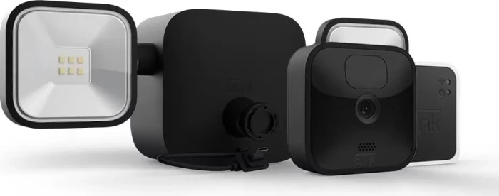 Blink Outdoor Floodlight Kamera schwarz, 3. Generation/2020