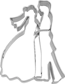 Städter Präge-Ausstecher Brautpaar 8cm
