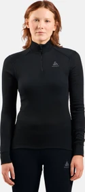 Odlo Active Warm Baselayer Half Zip Funktionsshirt langarm schwarz (Damen)