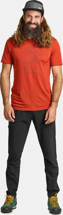 Ortovox 150 Cool Mountain Protector Funktionsshirt kurzarm cengia rossa (Herren)