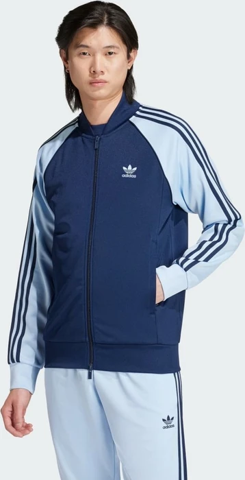 adidas Adicolor Classics SST Originals Trainingsjacke clear sky/night indigo (Herren)