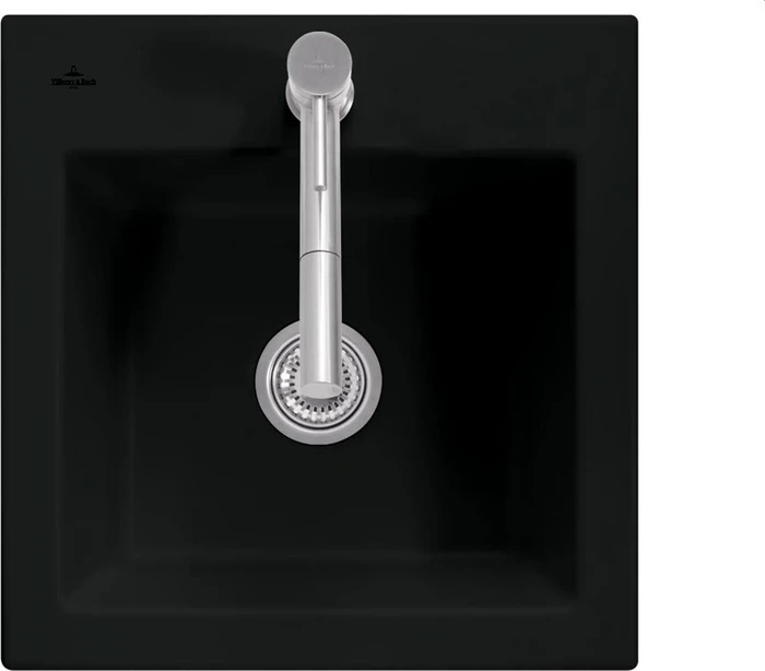 Villeroy & Boch Subway 50 S Einbau Becken mittig ebony