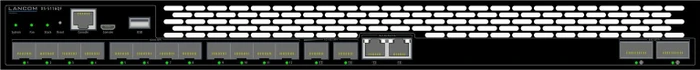 Lancom XS-5116 Aggregation Switch Rackmount 10G Managed Switch, 12x SFP+, 2x QSFP+, 2x RJ-45/SFP+