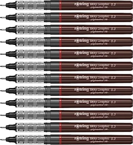 rOtring Tikky Graphic Faserfeinschreiber 0.3mm schwarz