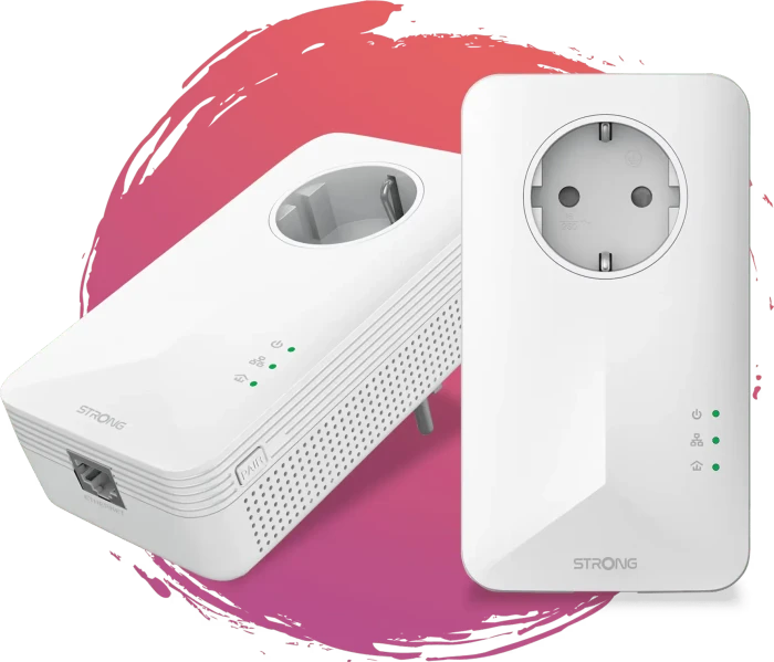 Strong Powerline 1000 Duo, EU, V2, HomePlug AV2, RJ-45, 2er-Pack