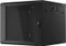 Lanberg WF01 Series 19" Wandschrank 9HE, hängend, Flatpack, V2, Glastür, IP20, RAL 9004, 600mm tief Vorschaubild