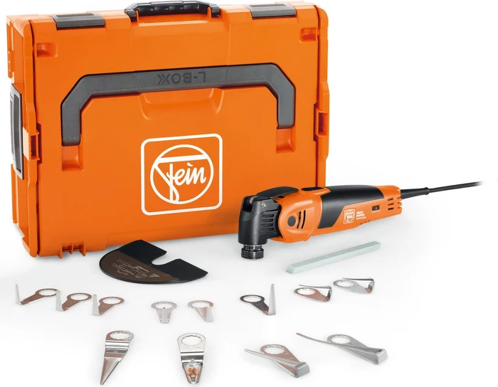 Fein MultiMaster MM 700 1.7 Q Autoglas Elektro-Multifunktionswerkzeug inkl. L-Boxx + Zubehör