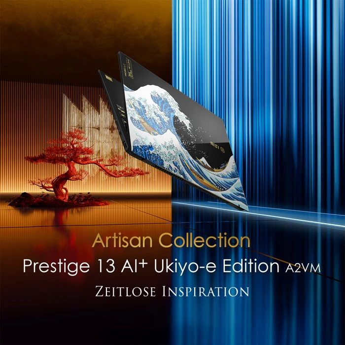 MSI Prestige 13 AI+ Ukiyoe Edition A2VMG-214, Stellar Gray, Core Ultra 9 288V, 32GB RAM, 2TB SSD, DE