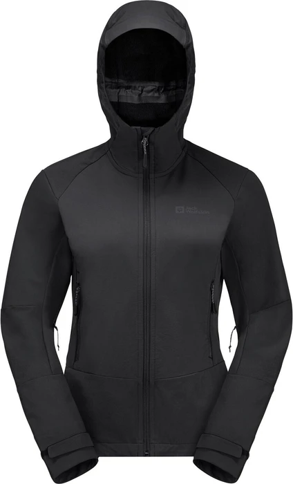 Jack Wolfskin Kammweg Funktionsjacke schwarz (Damen)