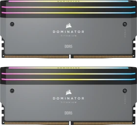 Corsair Dominator Titanium RGB grau UDIMM 64GB Kit, DDR5-6000, CL30-36-36-76