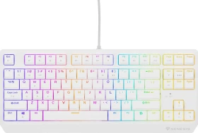 Genesis Thor 230 TKL, weiß, LEDs RGB, hot-swap, Outemu Red, USB, US