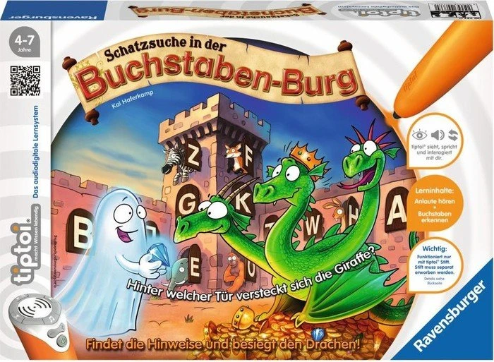 Ravensburger tiptoi Spiel: Schatzsuche in der Buchstabenburg