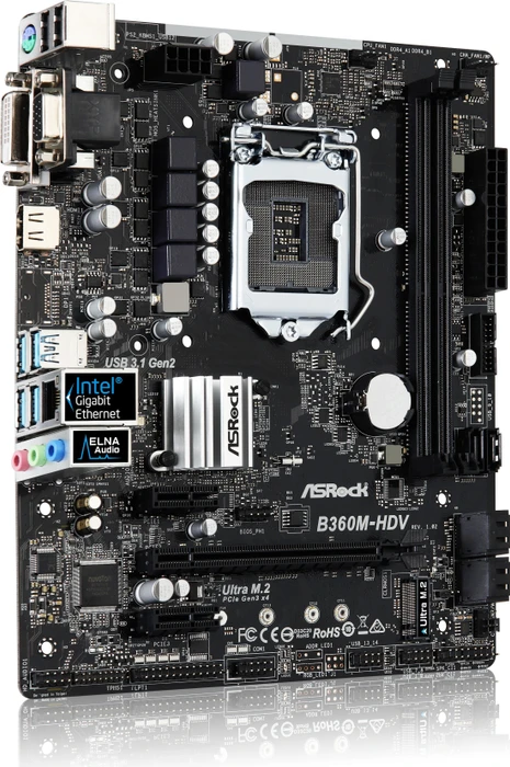 ASRock B360M-HDV (Intel 1151 v2)