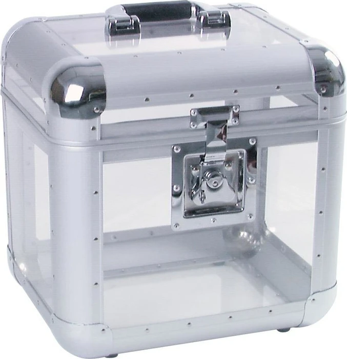 Roadinger Record Case Pro ALU 75/25, abgerundet, acryl