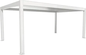 Biohort Pergola 6x3.5 weiß/silber-metallic
