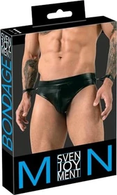 Svenjoyment Men Bondage Leder-Hüftgeschirr M schwarz