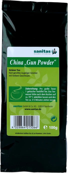 Sanitas Grüner Tee China Gun Powder