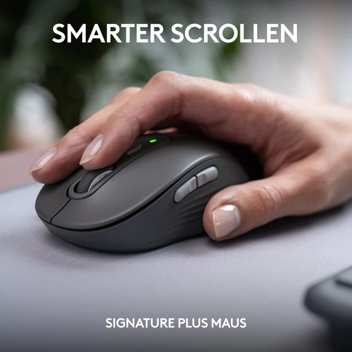 Logitech MK950 Signature Slim Combo Graphite, Logi Bolt, USB/Bluetooth, DE