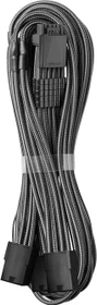 CableMod Pro ModMesh 12VHPWR PCI-e Extension, 3x 8-Pin PCIe Stecker auf 16-Pin PCIe 5.0 12VHPWR Stecker, Adapterkabel, carbon grau/schwarz, 45cm