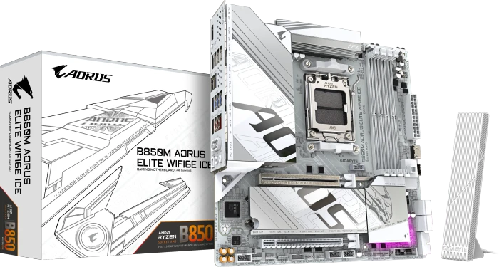GIGABYTE B850M AORUS Elite WIFI6E ICE (AMD AM5)