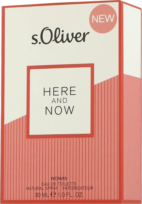 s.Oliver Here & Now for Women Eau de Toilette, 30ml