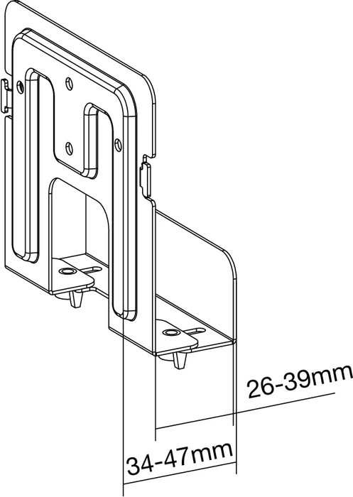 InLine Universalhalterung für Mini-PCs/Mediageräte