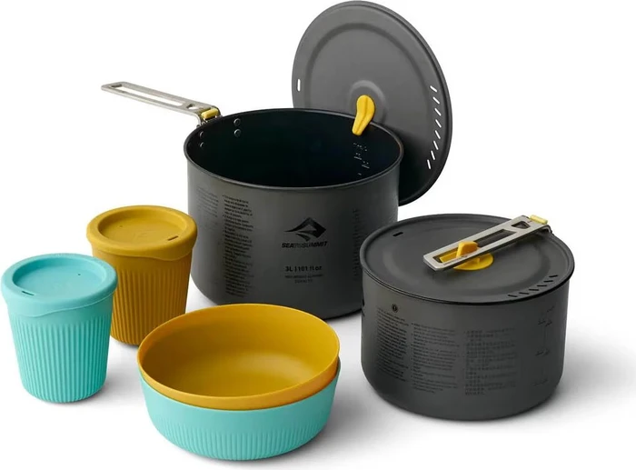 Sea to Summit Frontier Ultralight Two Pot 6-teilig Kochtopfset