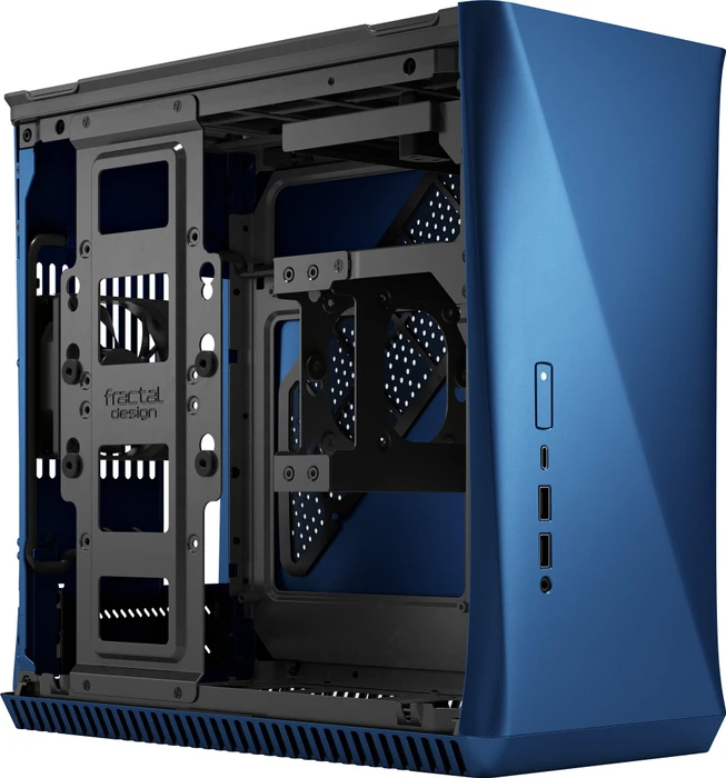 Fractal Design Era ITX Cobalt TG, Glasfenster, Mini-ITX