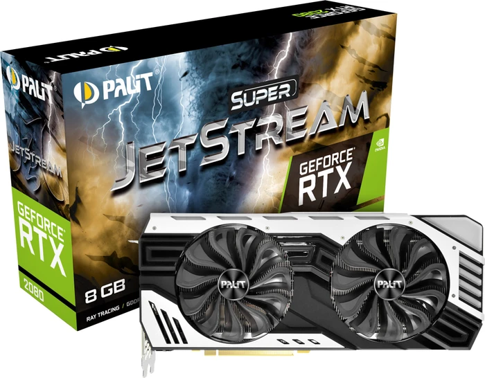 Palit GeForce RTX 2080 - Super JetStream, 8GB GDDR6, HDMI, USB-C, 3x DP